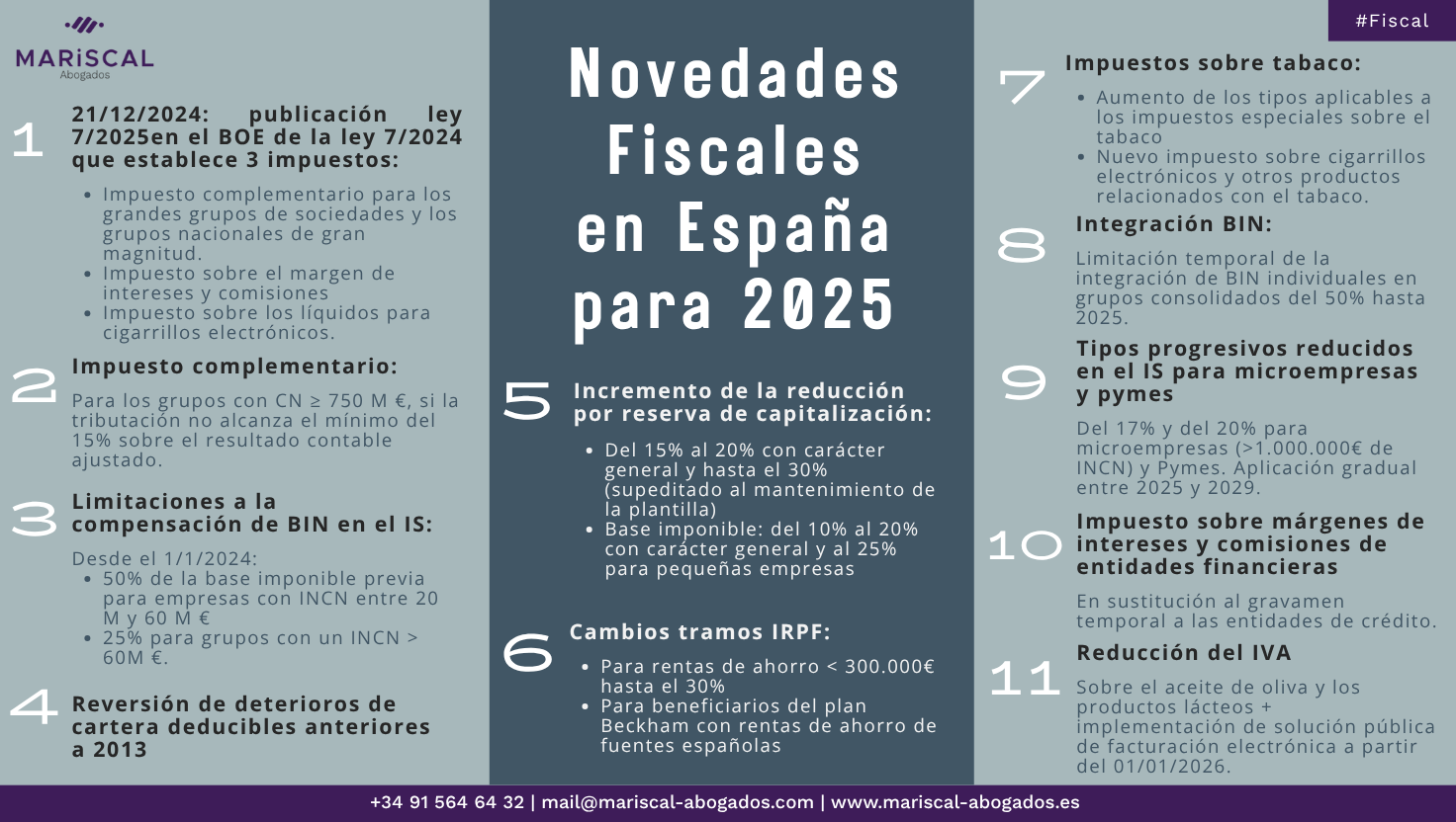 05 2025 ies Medidas fiscales España 2025